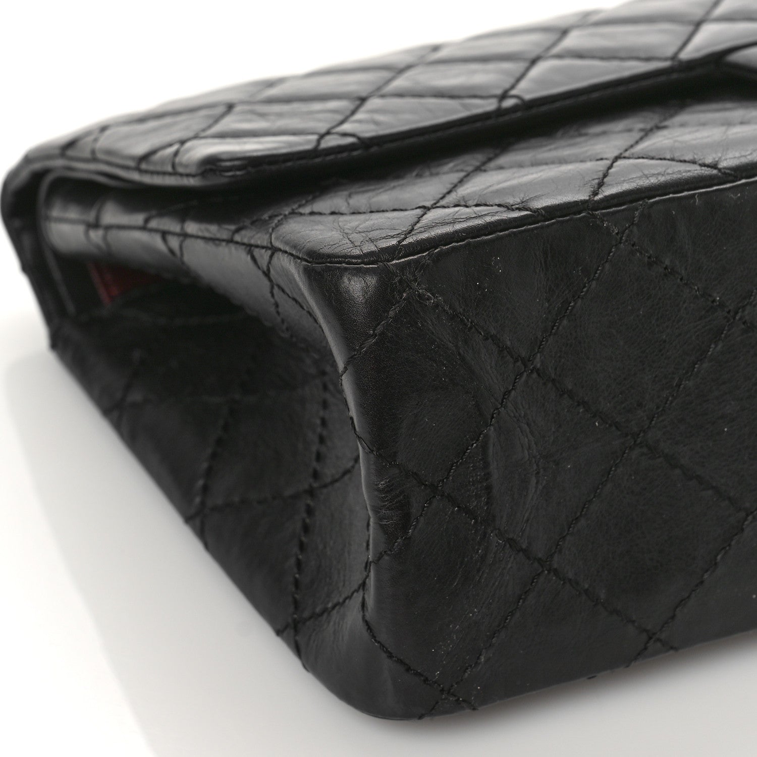 Chanel Aged Calfskin Quilted 2.55 Reissue 226 Flap Black 8 of 9