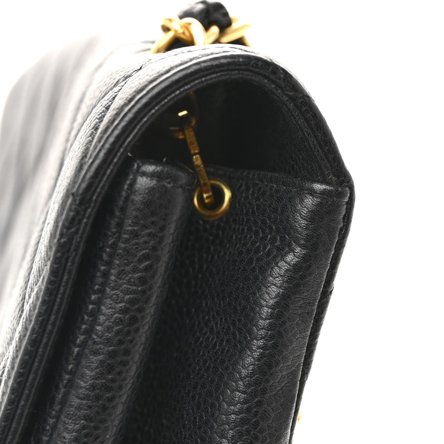 Chanel Caviar Quilted Medium Single Flap Black 15 of 15