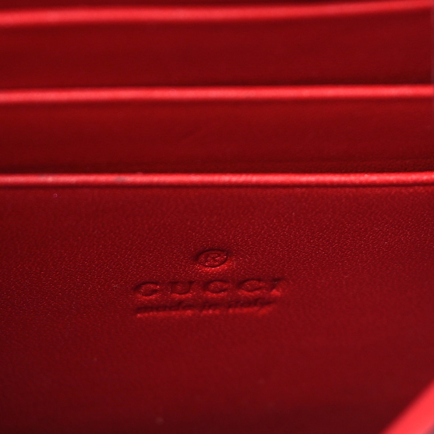 GG Supreme Monogram Blooms Chain Wallet Blue