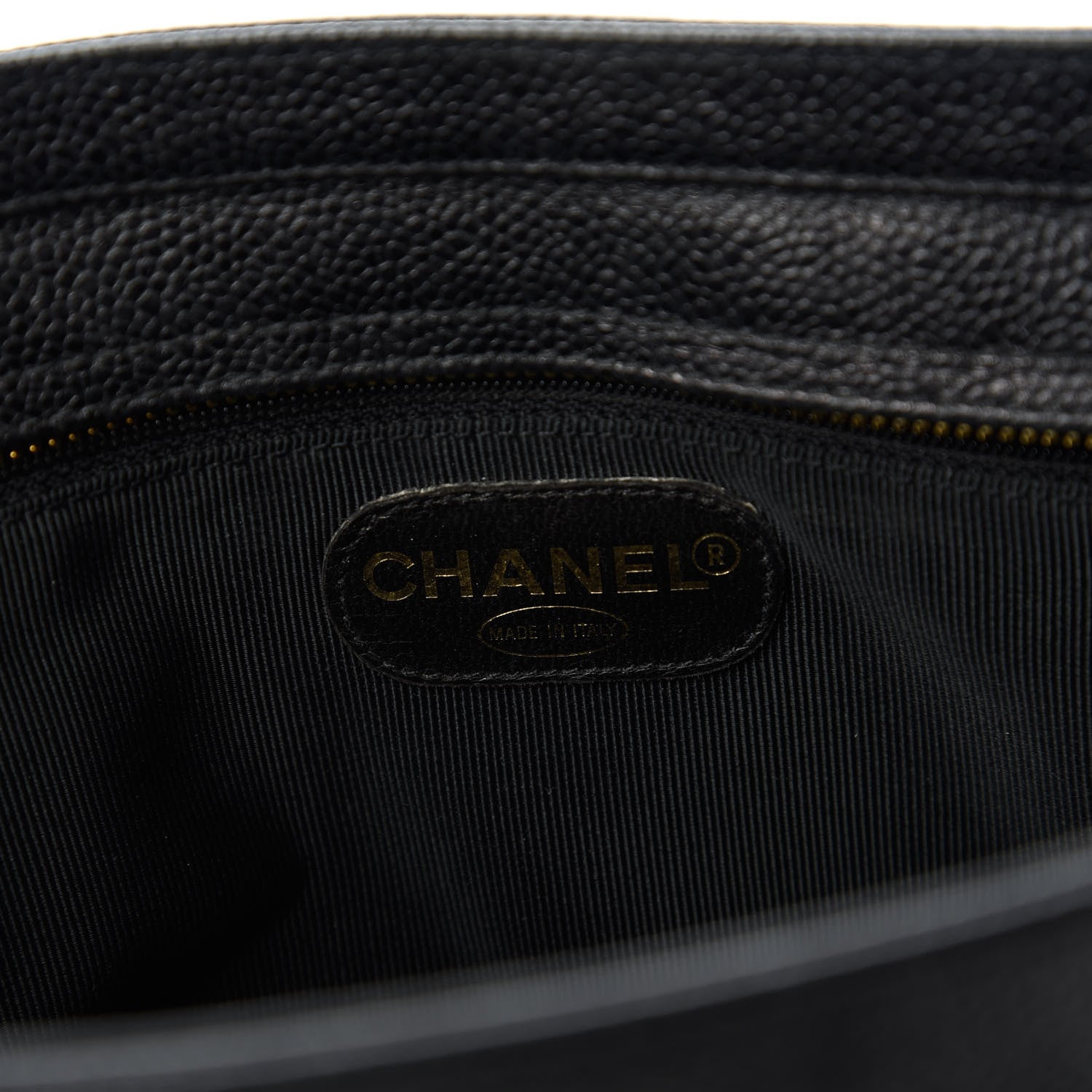 Chanel Caviar CC Shoulder Bag Black 8 of 10