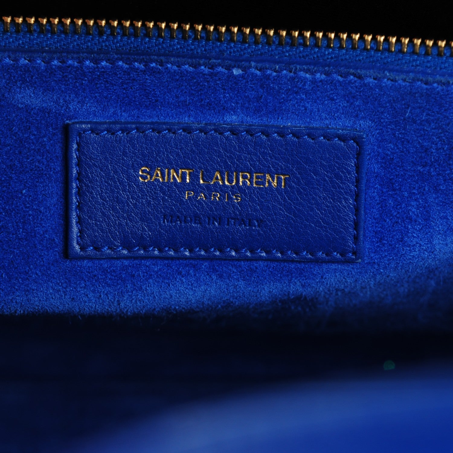 Saint Laurent Calfskin Small Sac De Jour Blue Majorelle 6 of 7