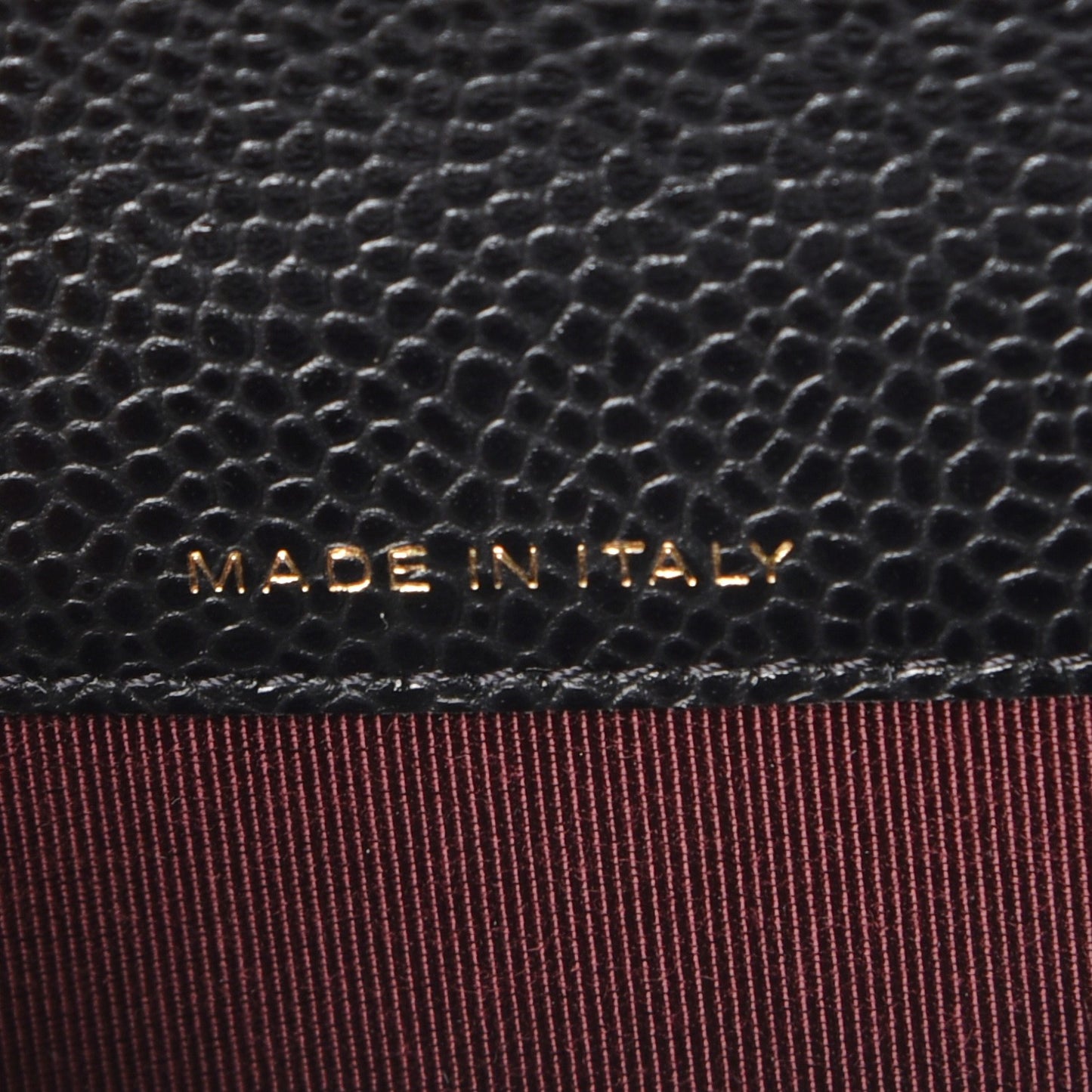 Caviar Quilted Flap Card Holder Black