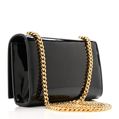 Saint Laurent Patent Small Classic Monogram Kate Tassel Satchel Black 2 of 10