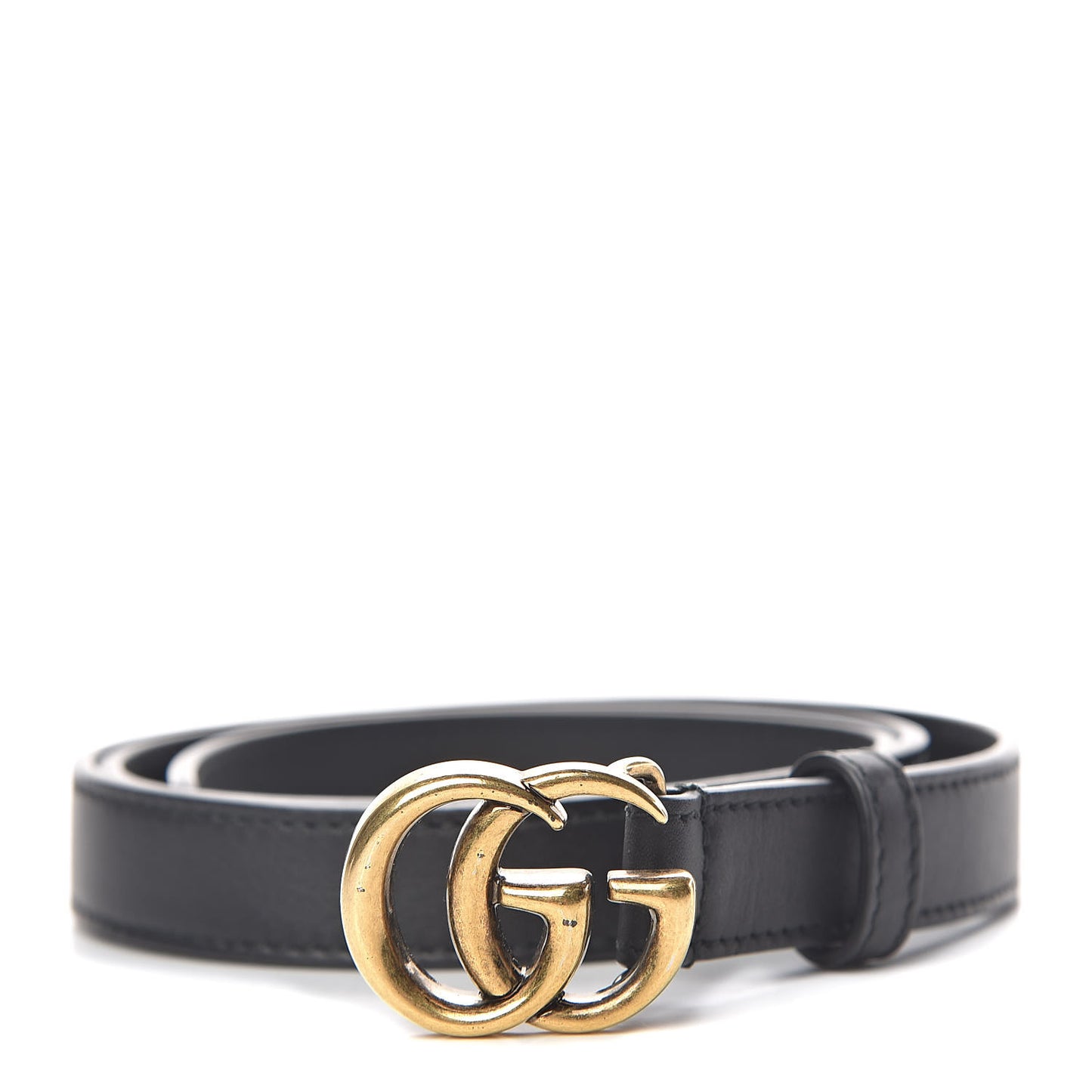 Calfskin Double G 20mm Belt 85 34 Black