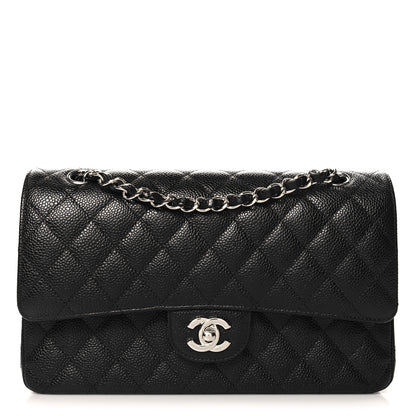 Chanel Caviar Quilted Medium Double Flap Black 1 of 10