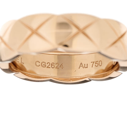 Chanel 18K Beige Gold Small Coco Crush Ring 57 8 6 of 6