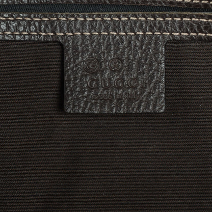 Gucci Crystal Monogram Dollar Calfskin Medium Joy Boston Beige Ebony Testa di Moro 6 of 7