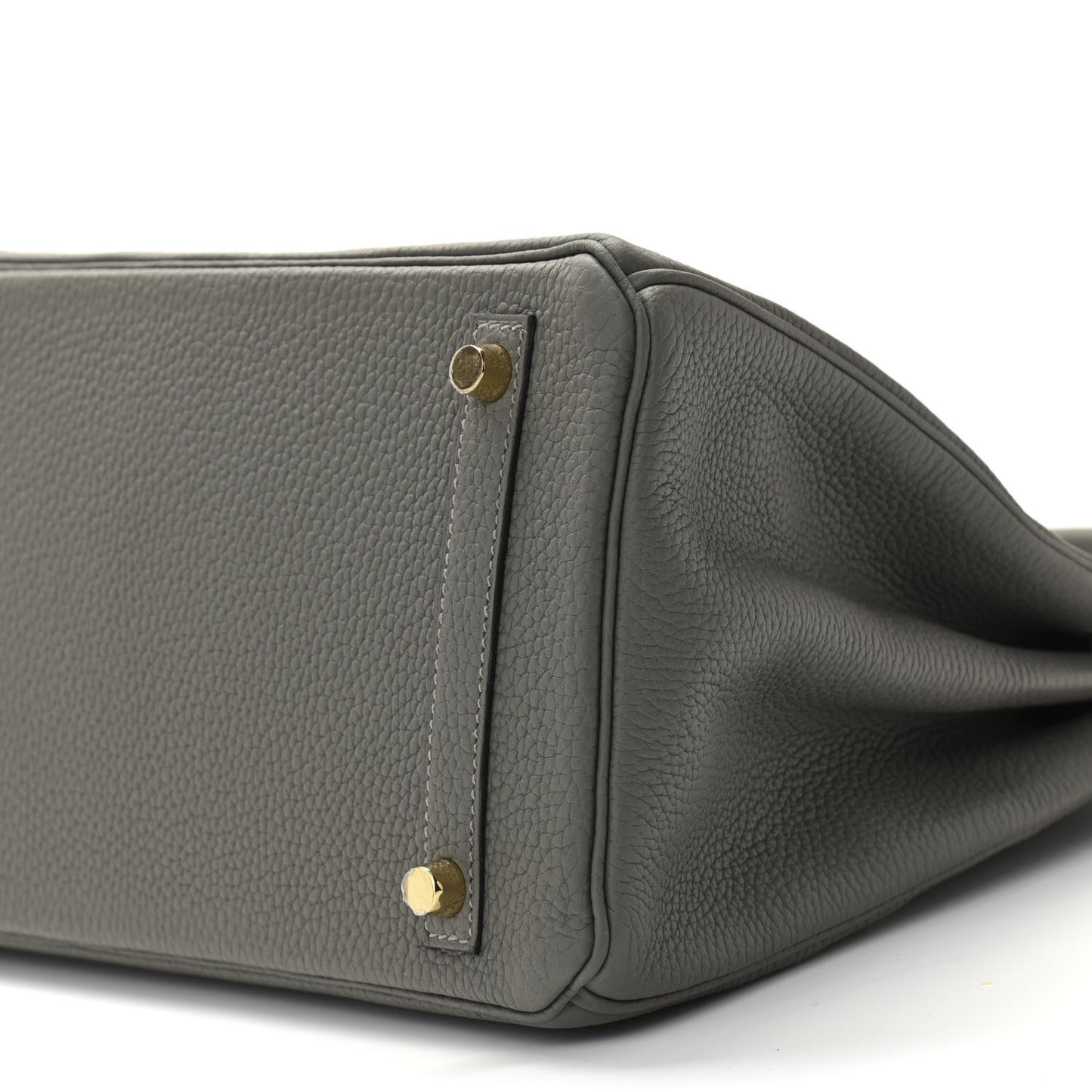 Taurillon Clemence Birkin 30 Gris Meyer