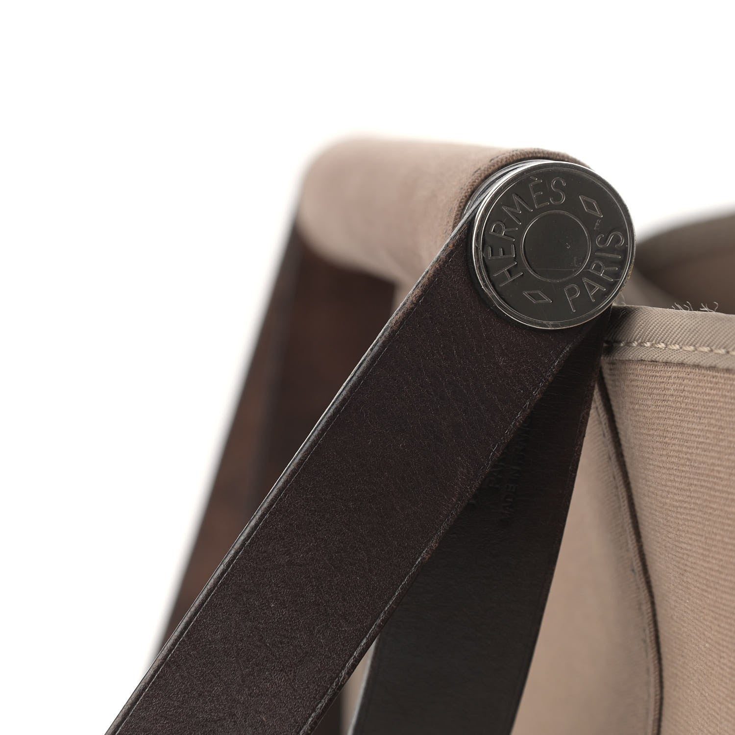 Hermes Toile Cabag 39 Etoupe 19 of 21