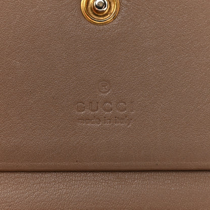 Gucci Calfskin Matelasse GG Marmont Card Case Wallet Porcelain Rose 6 of 9