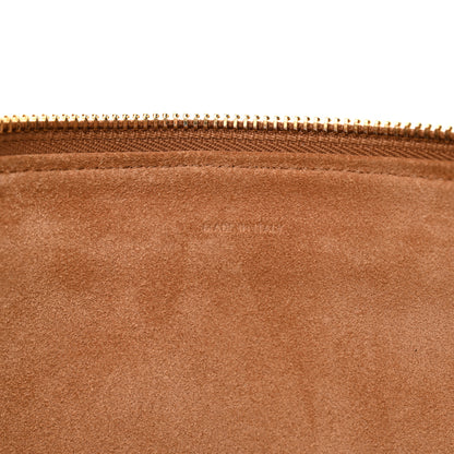 Celine Supple Calfskin Medium Strap Leandre Shoulder Bag Brown 6 of 10