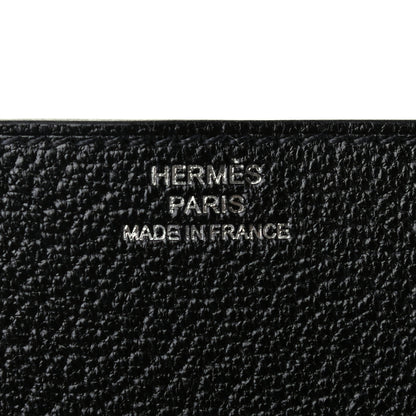 Hermes Chevre Mysore Roulis Slim Wallet Black 7 of 7