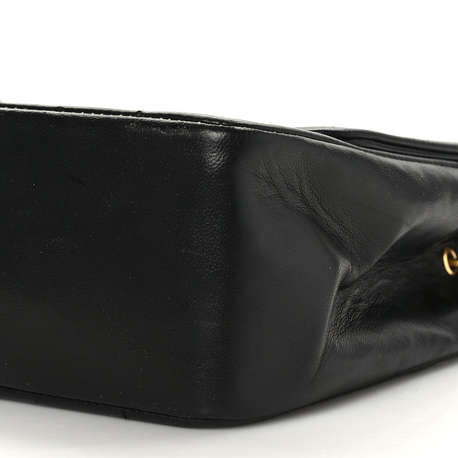 Chanel Lambskin Quilted Medium Single Flap Black 9 of 9