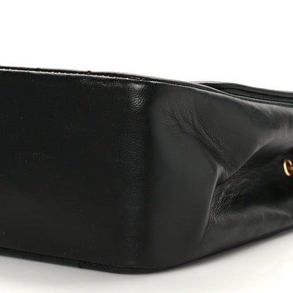 Chanel Lambskin Quilted Medium Single Flap Black 9 of 9