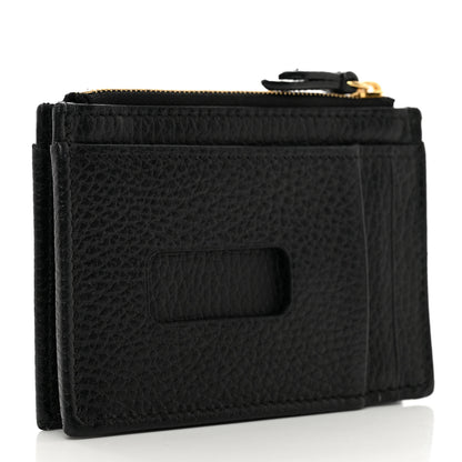Gucci Dollar Calfskin GG Marmont Coin Case Card Holder Black 3 of 8