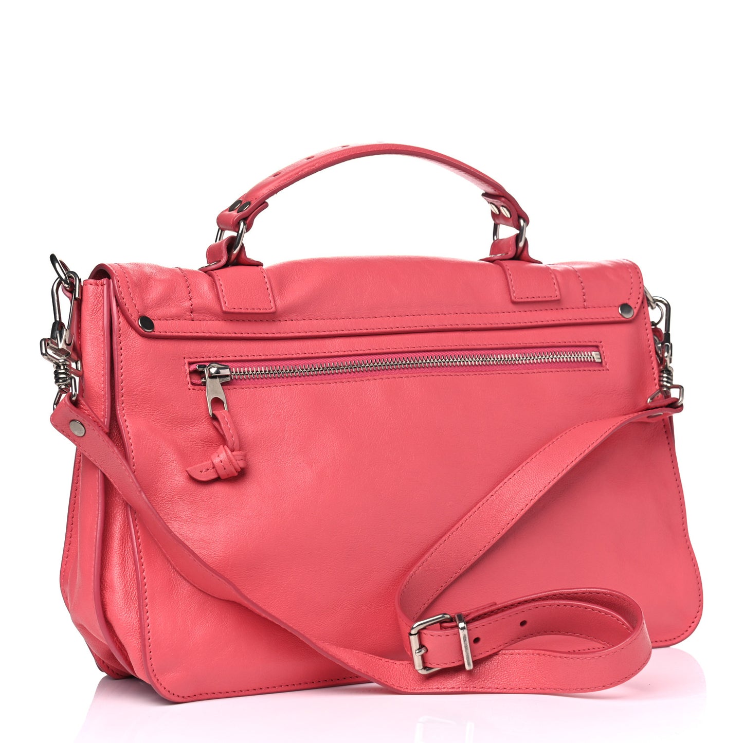 Lambskin Medium PS1 Satchel Hibiscus