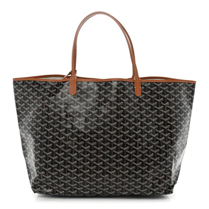 Goyard Goyardine Saint Louis GM Black Gold 3 of 11