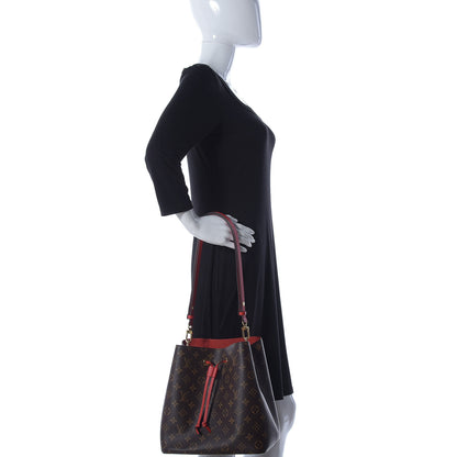 Louis Vuitton Monogram Neonoe MM Coquelicot 2 of 8