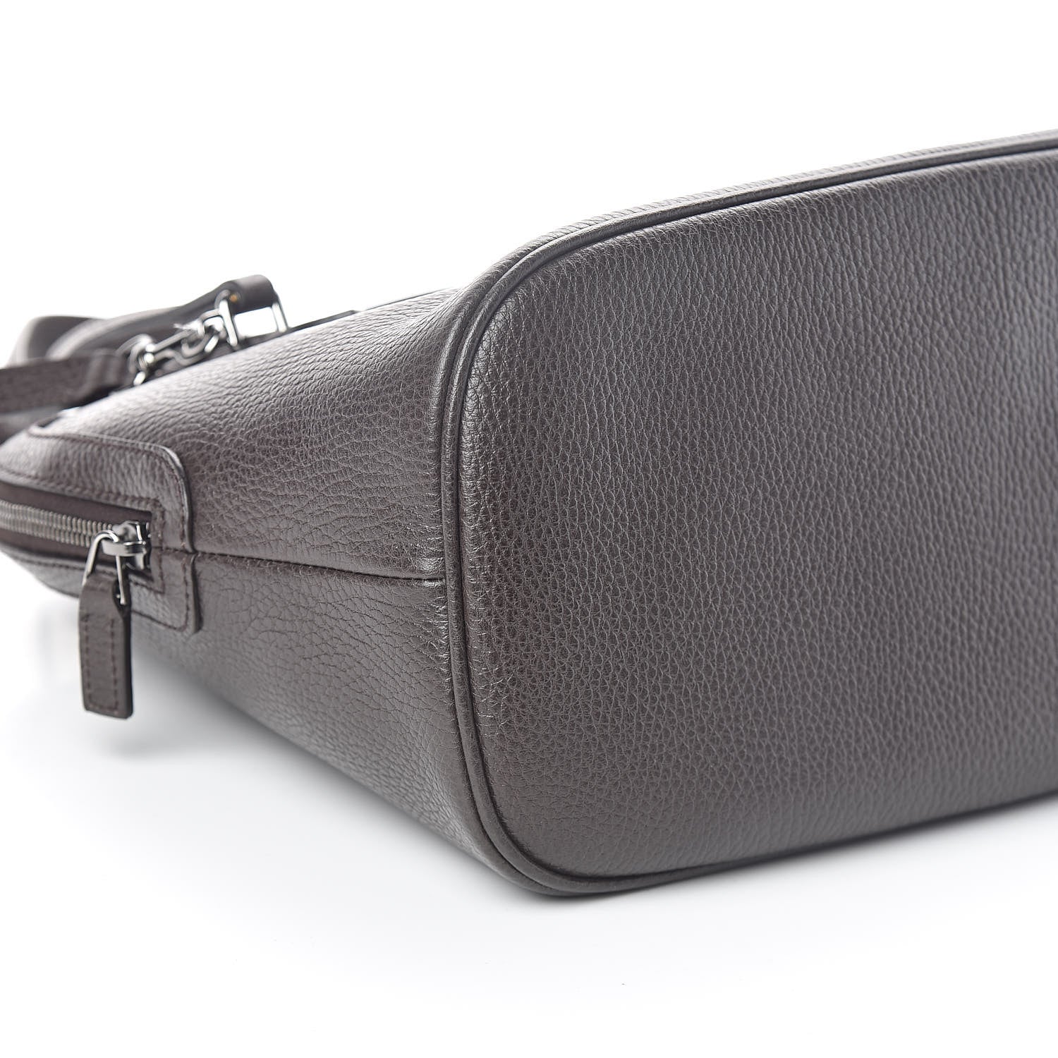 Gucci Calfskin Medium Dome Bag Dark Brown 8 of 9