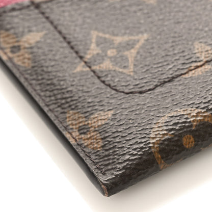 Louis Vuitton Monogram Zipped Card Holder Fuchsia 7 of 8