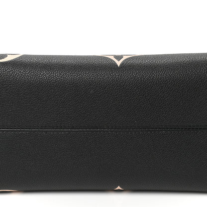 Louis Vuitton Empreinte Monogram Giant Onthego MM Black Beige 11 of 11