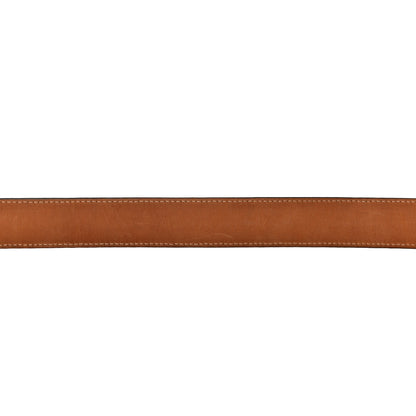 Louis Vuitton Damier Ebene 30mm Ellipse Belt 90 36 9 of 16