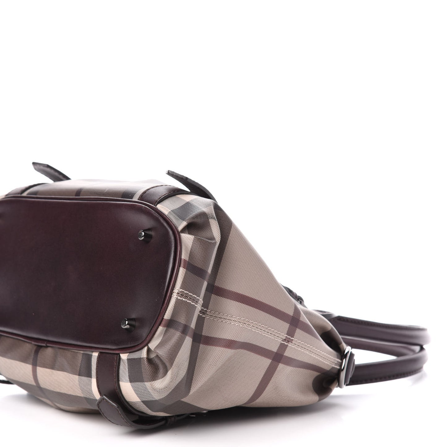 Smoked Check Small Northfield Tote Plum
