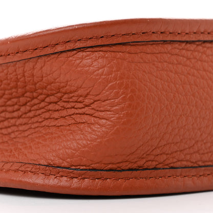 Hermes Taurillon Clemence Maxi Quadrille Evelyne TPM Cuivre Chai Nata Bleu Brume 9 of 11