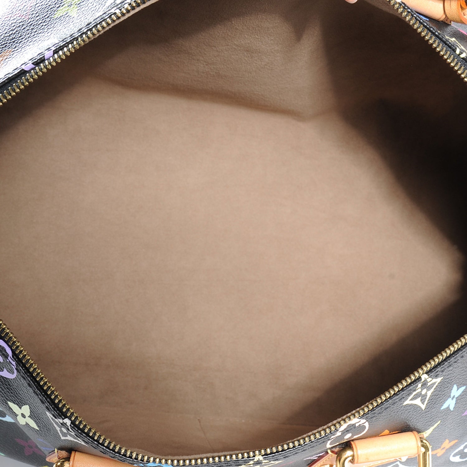Louis Vuitton Monogram Multicolor Speedy 40 Black 5 of 7