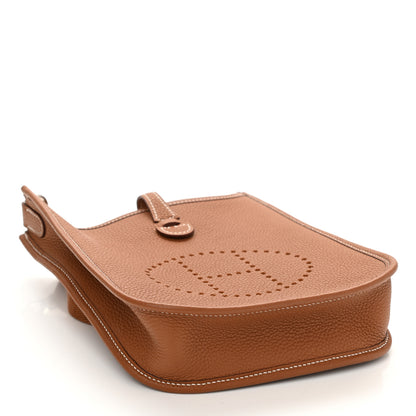 Hermes Taurillon Clemence Evelyne TPM Gold 4 of 10