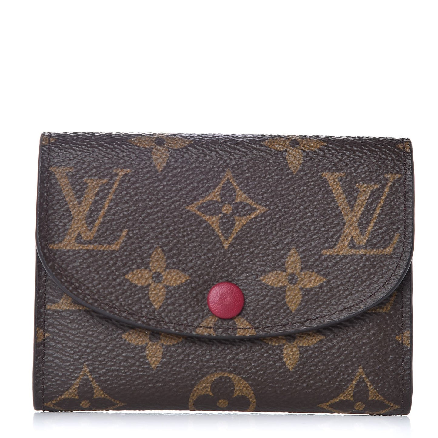Monogram Rosalie Coin Purse Fuchsia