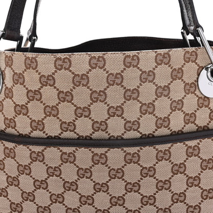 Gucci Monogram Medium Eclipse Shoulder Bag Dark Brown 8 of 10