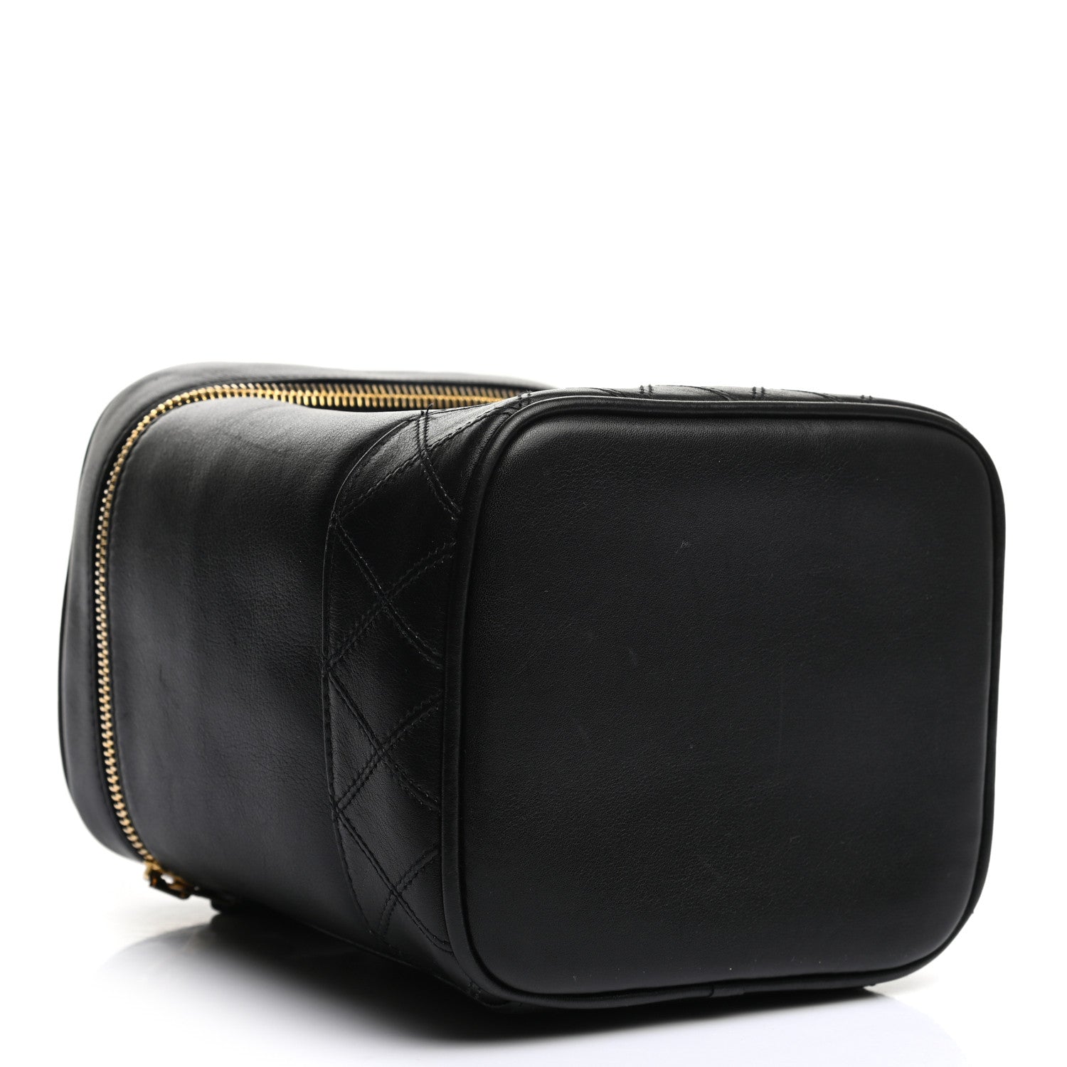 Chanel Lambskin Vanity Cosmetic Case Black 4 of 8