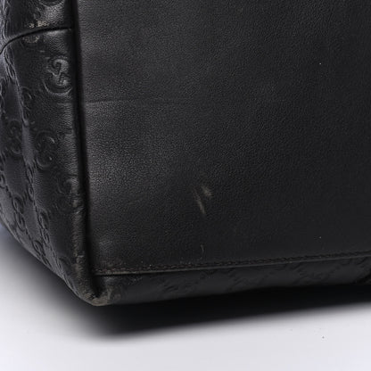 Gucci Guccissima Medium Joy Tote Bag Dark Brown 5 of 5