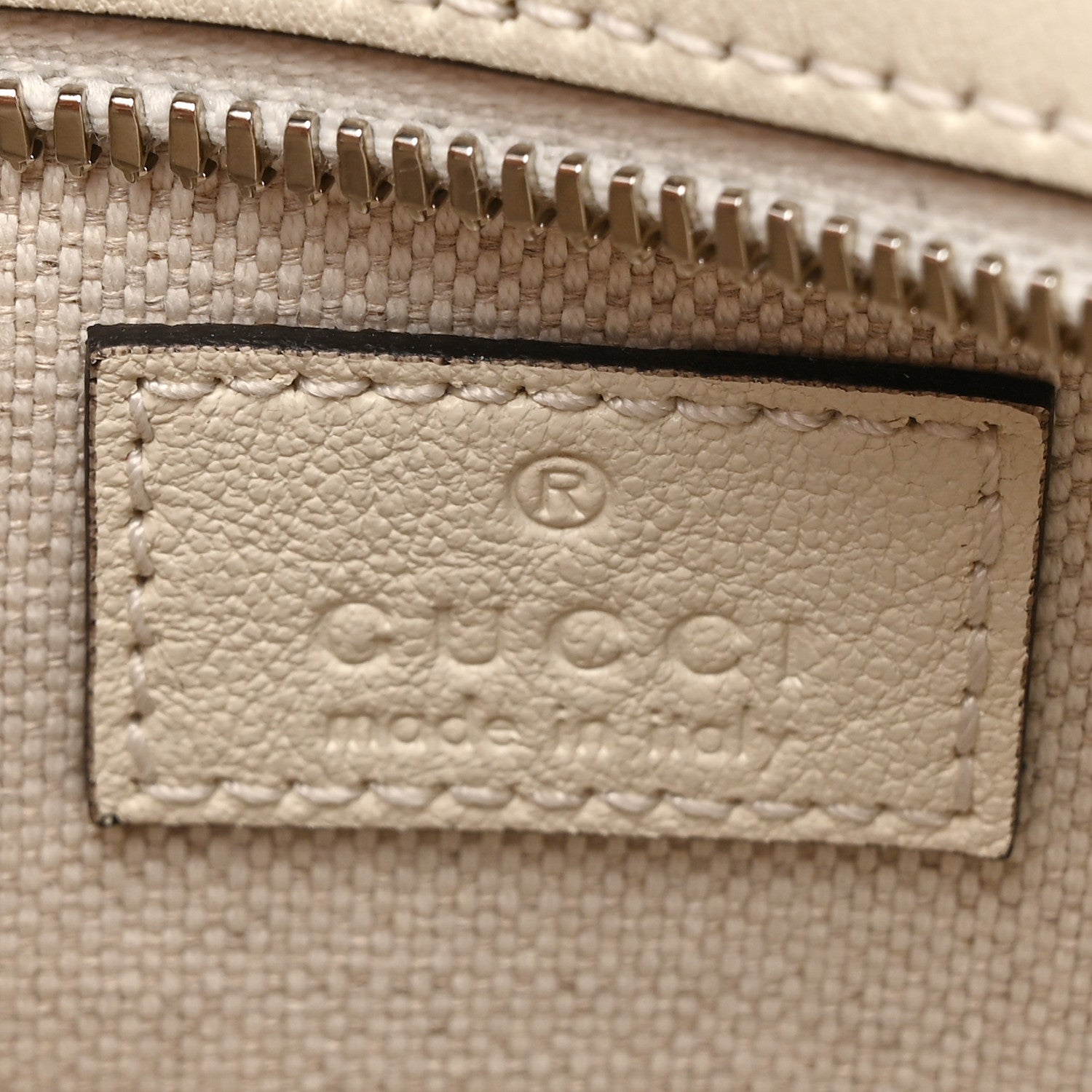 Gucci Sakai Be Green Calfskin Diagonal Stitched Mini Blondie Shoulder Bag Mystic White 6 of 10