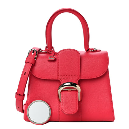 Delvaux Grained Calfskin Mini Brillant Satchel Pink 1 of 12