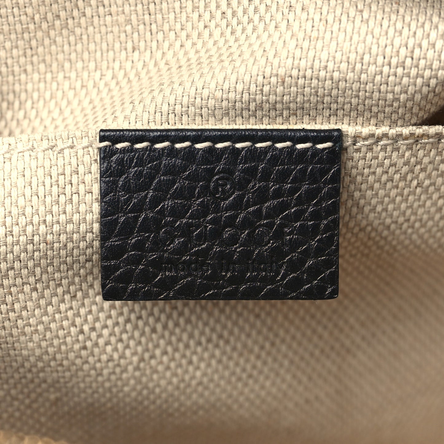 Pebbled Calfskin Small Soho Disco Bag Black