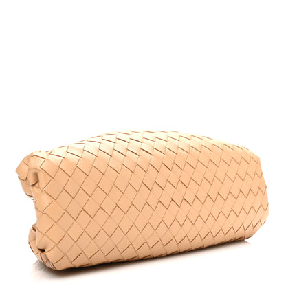 Bottega Veneta Nappa Maxi Intrecciato The Pouch Oversized Clutch Almond 4 of 11