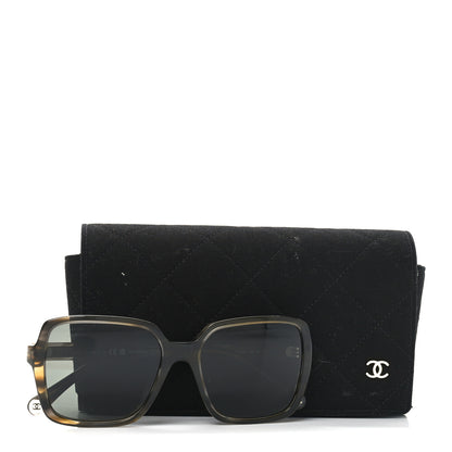 Chanel Acetate Square Sunglasses 5505 Brown 7 of 7