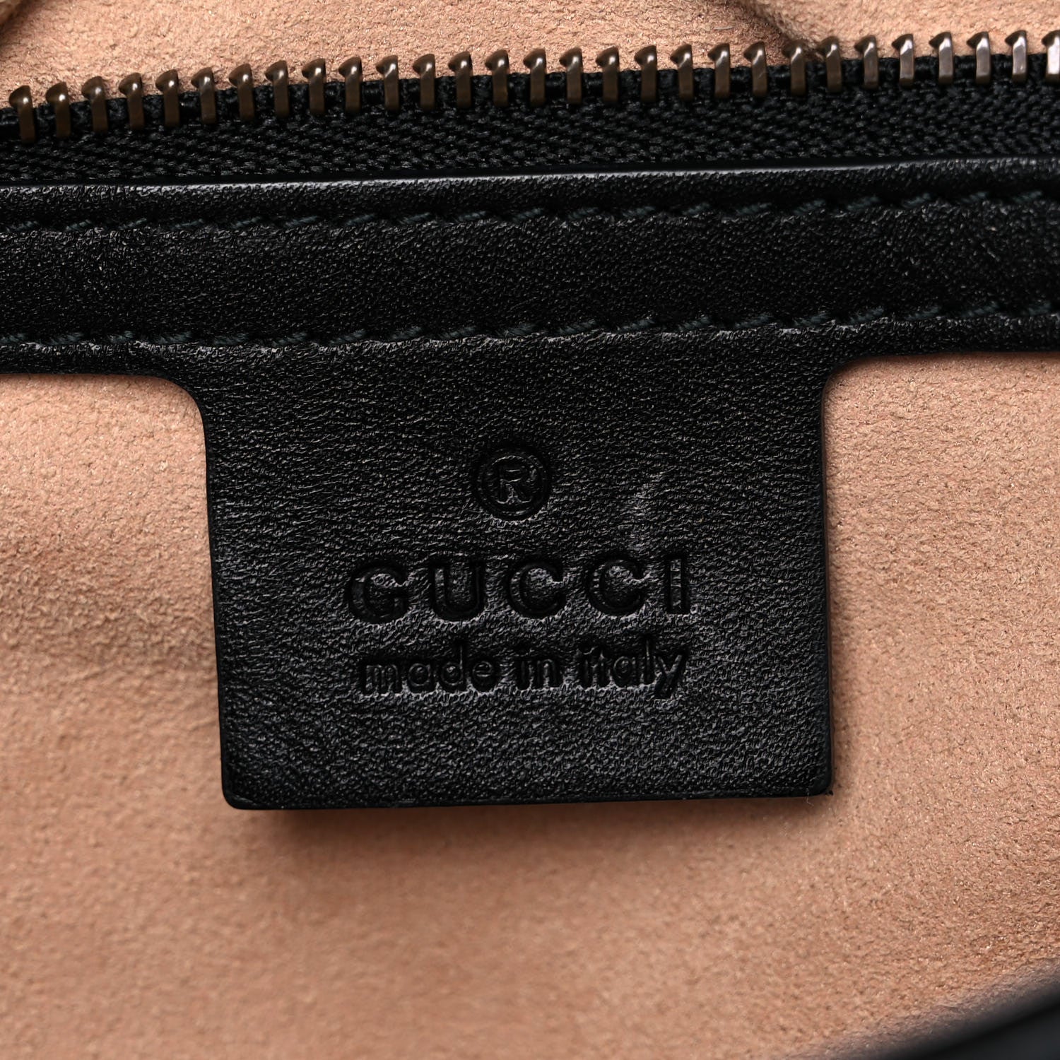 Gucci Calfskin Matelasse Medium GG Marmont Shoulder Bag Black 6 of 15