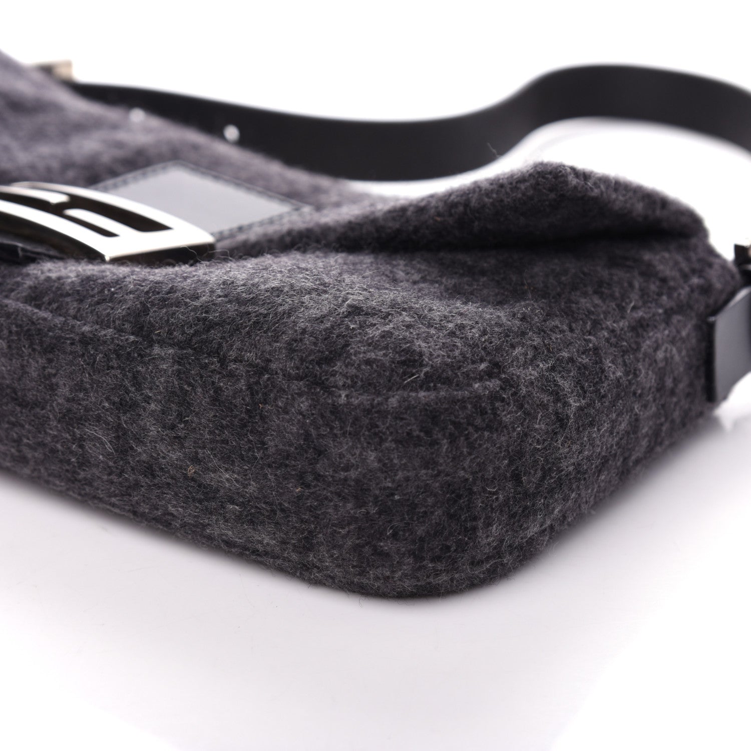 Fendi Wool Zucca Baguette Grey 9 of 9