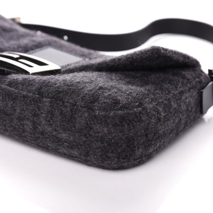 Fendi Wool Zucca Baguette Grey 9 of 9