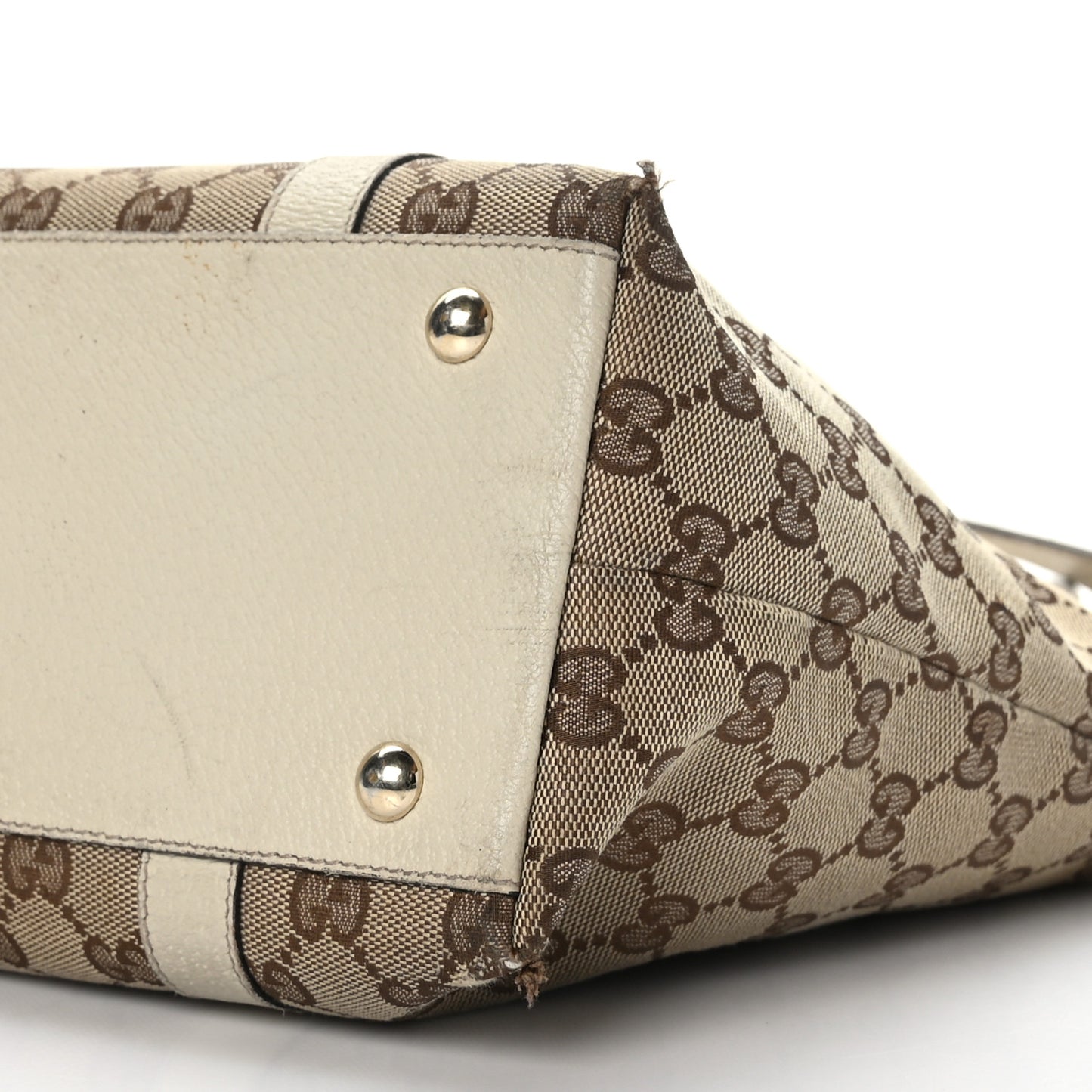 Monogram Medium Abbey Tote Off White