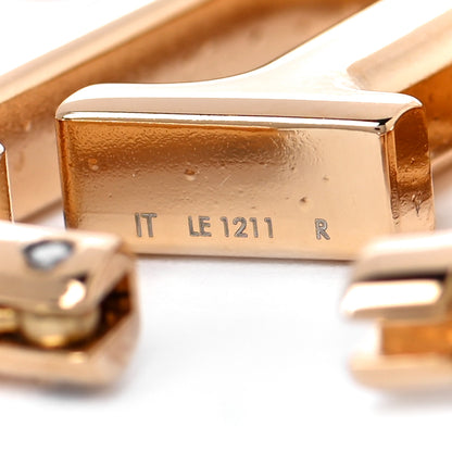 Louis Vuitton Metal Louise Hoop Earrings Gold 4 of 6