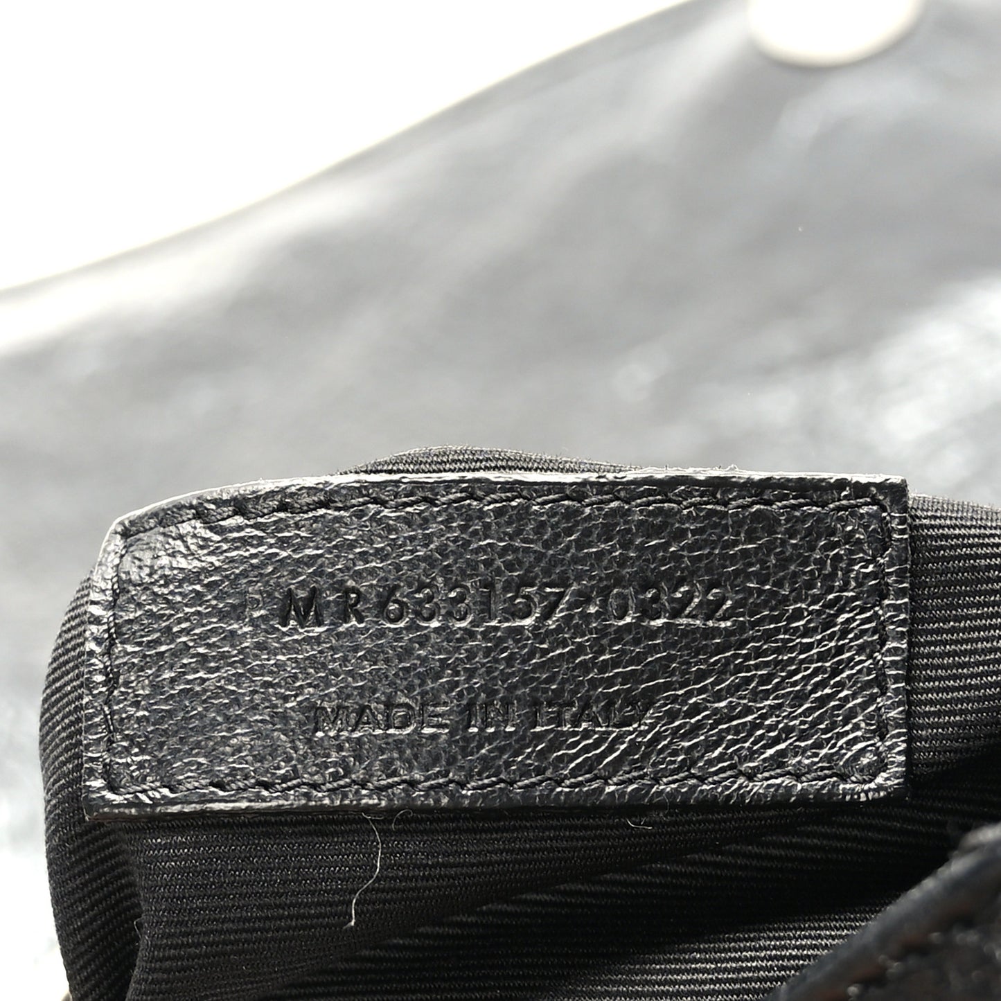 Crinkled Calfskin Matelasse Monogram Large Niki Chain Satchel Black