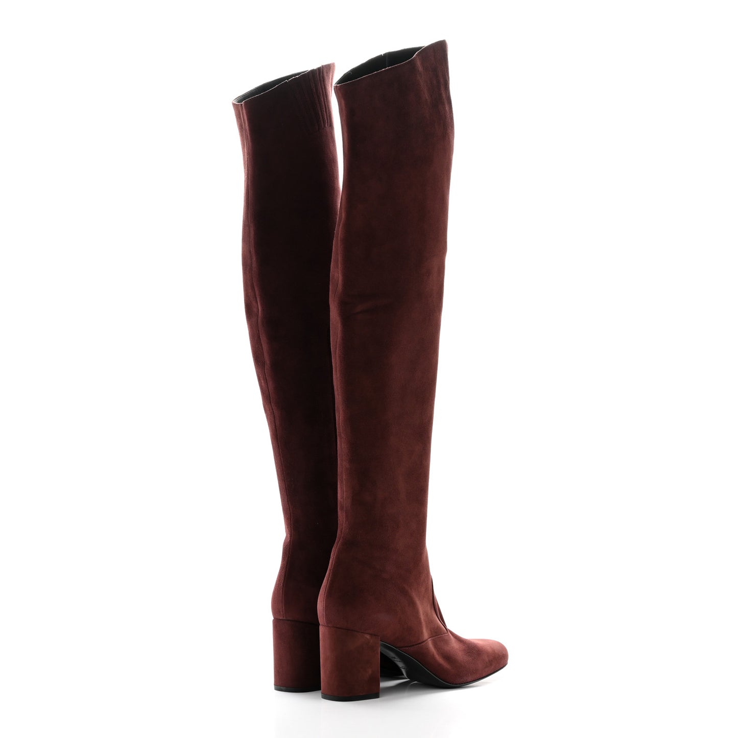 Suede Babies Over The Knee Boots 36.5 Amaranto