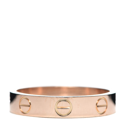 Cartier 18K Pink Gold 3.5mm LOVE Wedding Band Ring 51 5.75 1 of 5
