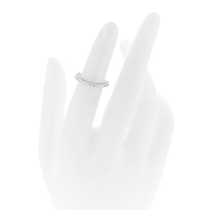Parker & West by FASHIONPHILE 14K White Gold Diamond 0.56ctw Half Eternity Band Ring 46 3.75 2 of 4