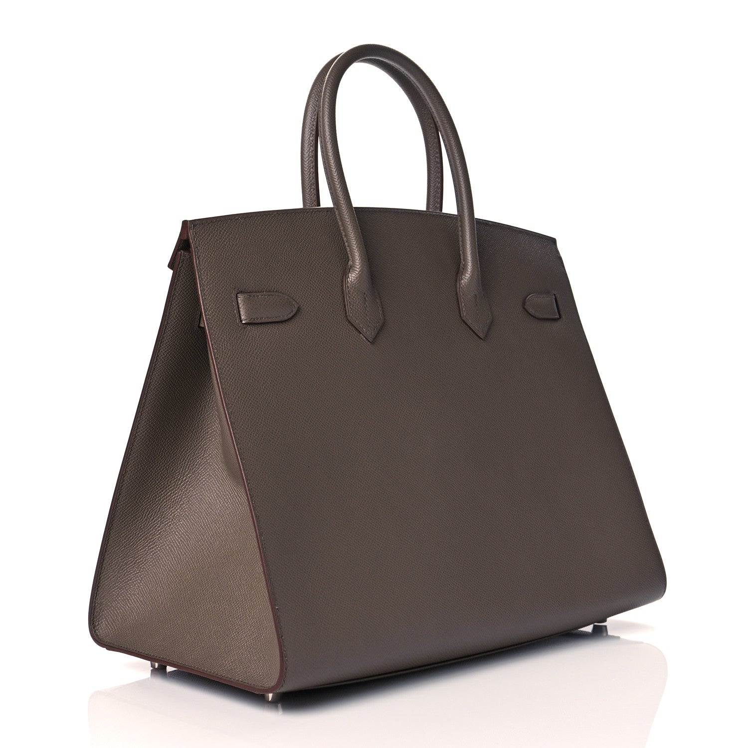 Hermes Epsom Birkin Sellier 35 Etain 3 of 11