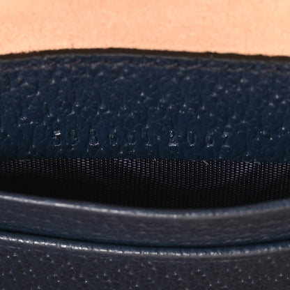 Gucci Textured Calfskin Web Mini Ophidia Round Backpack Blue Agata 7 of 10